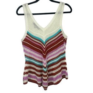 Absolutely Famous crotchet top Large